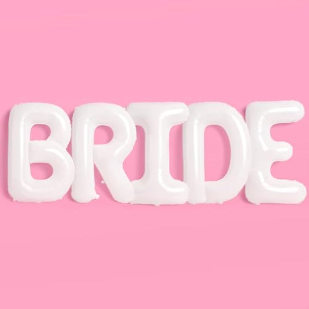 40" Jumbo White BRIDE Balloons – XL Decor for Bachelorette, Wedding & Engagement Parties