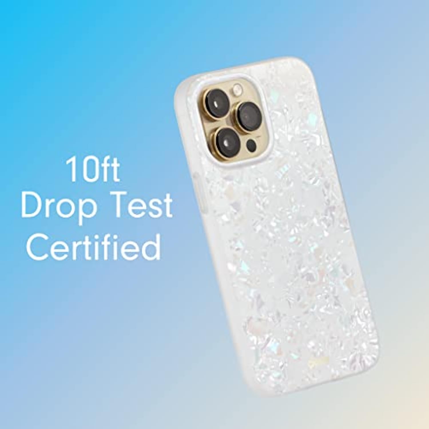 Sonix Case for iPhone 14 Pro | Compatible with MagSafe | 10ft Drop Tested | Pearl Tort