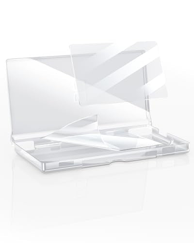 Clear Protective Case for Nintendo DS Lite PC Hard Shell Cover with Dual Screen Protectors & Installation Kit All-in-One Protection Set, Designed for