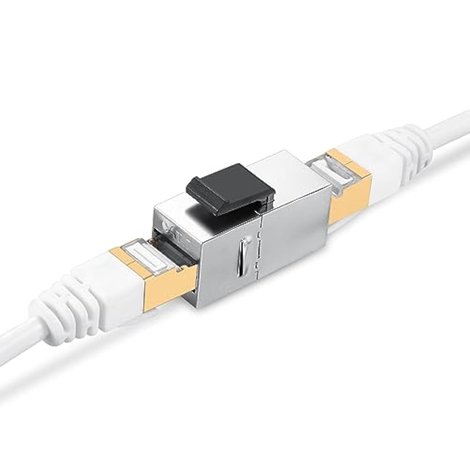 Cat7 Keystone Jack, Rj45 Keystone Shielded Coupler 10-Pack,Shielded Female To