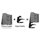 Cigar Holder Phone Caddy - Fits All Cigar Sizes, Slides into Phone Caddy Base
