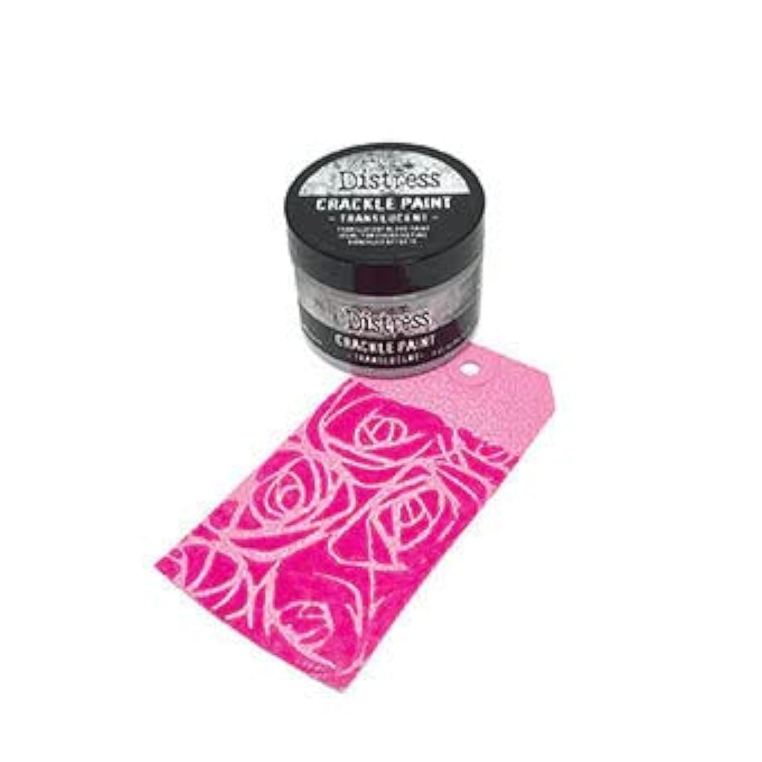 Tim Holtz - Ranger Distress CRCKL Paint TRANSLUCEN, Translucent, 3