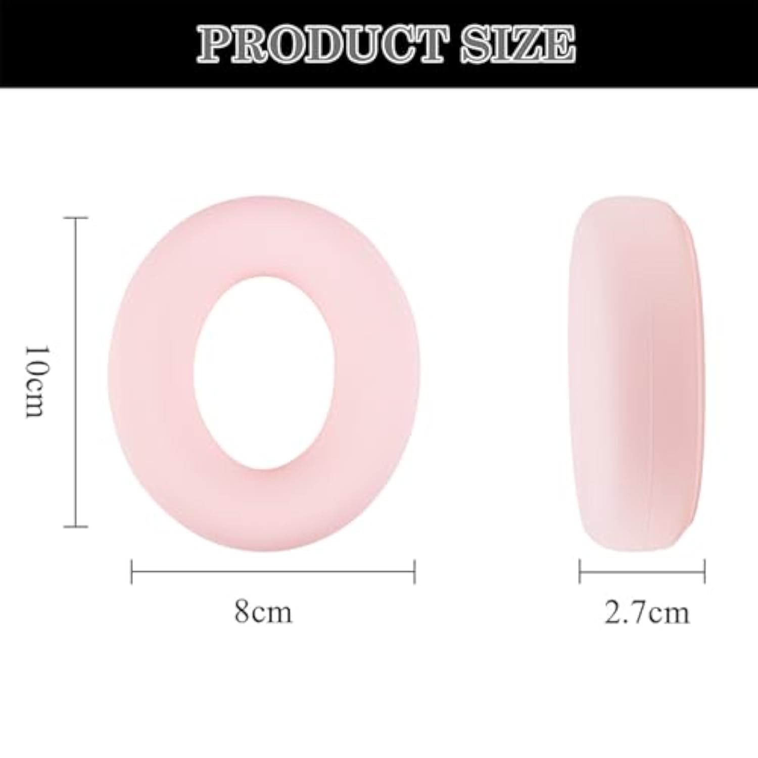Studio Pro Silicone Ear Covers For Beats Studio Pro Headphones, Sweat Headphone Case Covers For Beats Studio Pro Accessories, Washable & Sweat Proof Ear Pads Cover?Pink?