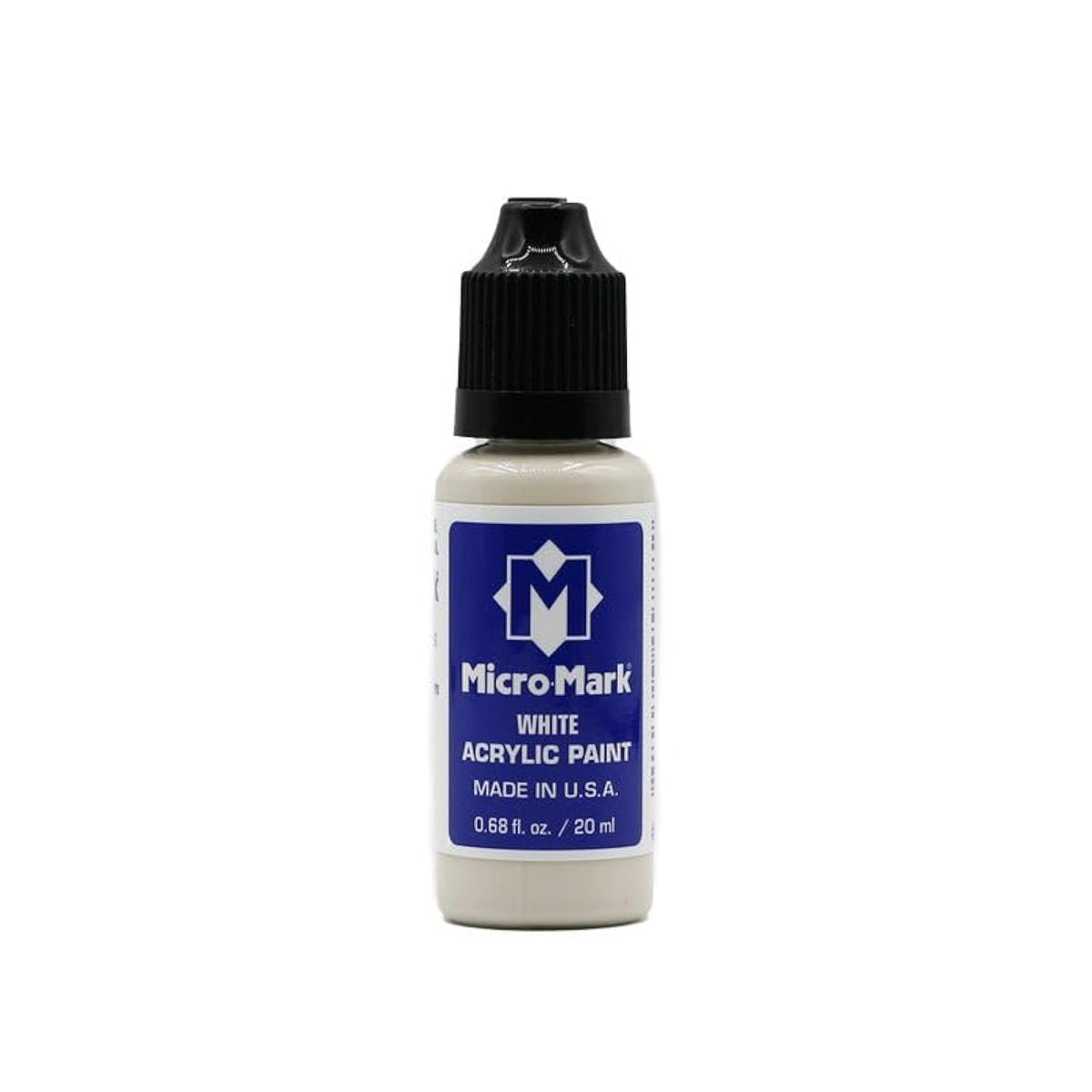 Micro-Mark White Acrylic Paint, 20ml