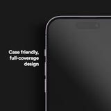 BodyGuardz Apex Privacy Compatible with iPhone 16 Pro Max Screen Protector - 2-Way Privacy With Impact Technology - 9H Hardness Tempered Glass - Easy Install - Case Friendly