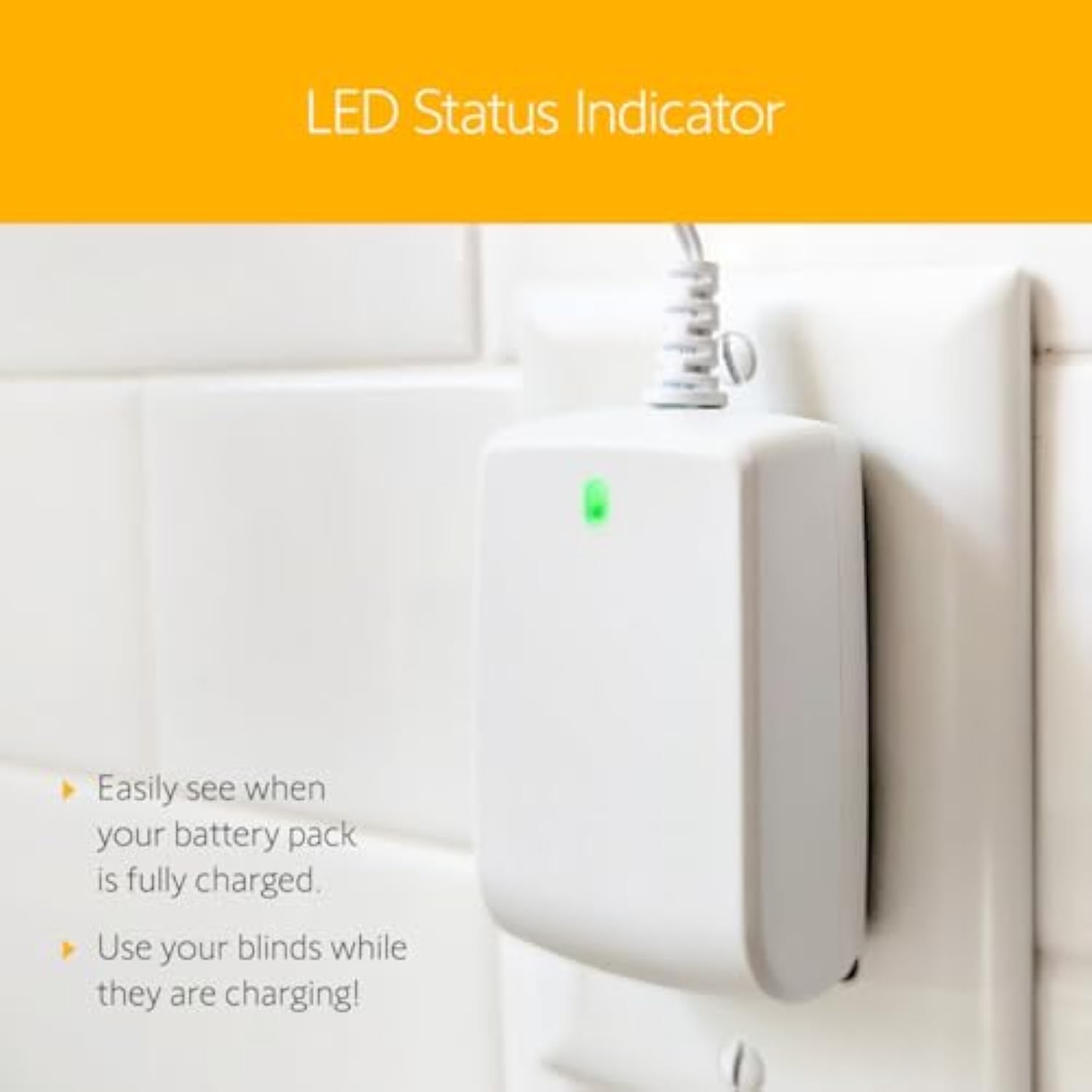 Lithium Ion Battery 3-Pack With Charger - Power & Charge Blinds, Shades, Curtains - Long-Lasting, Easy To Install - Includes Wall Mounting Clips  Power Multiple Motors - #9021217, 9025166