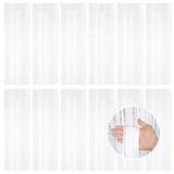White Fringe Curtain Party Streamers, 12 Pack 3.3Ft X 8.2 Ft Foil Curtain Backdrop Tinsel Foil Fringe Curtains Photo Booth Backdrop Streamer For Birthday, Wedding, Baby Shower, Disco Party