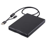 Floppy Disk Reader, 3.5 Inch External Usb & Type-C 1.44Mb Fdd Floppy Disk Drive For Windows 11/10/8/7/2000/Xp, Vista, Pc, Laptop And Desktop, Plug And Play, Black