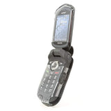 Leather Fitted Case For Kyocera Duraxv Lte E4610 (Verizon), Duraxe E4710 (At&T) - Features: Rotating Belt Clip, Screen & Keypad Protection, Secure Fit