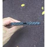 Ultra Thin And Lightweight Aramid Carbon Fiber Case For Samsung Galaxy S25 Edge Black