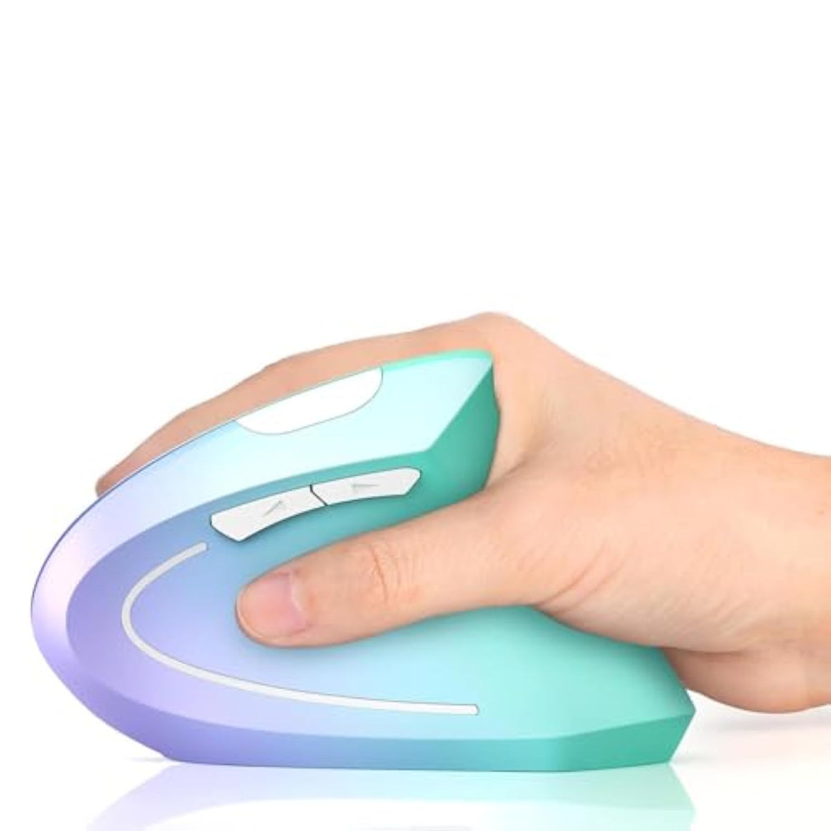 Ergonomic Mouse, Vertical Wireless Mouse Rechargeable 2.4G Optical Carpal Tunn
