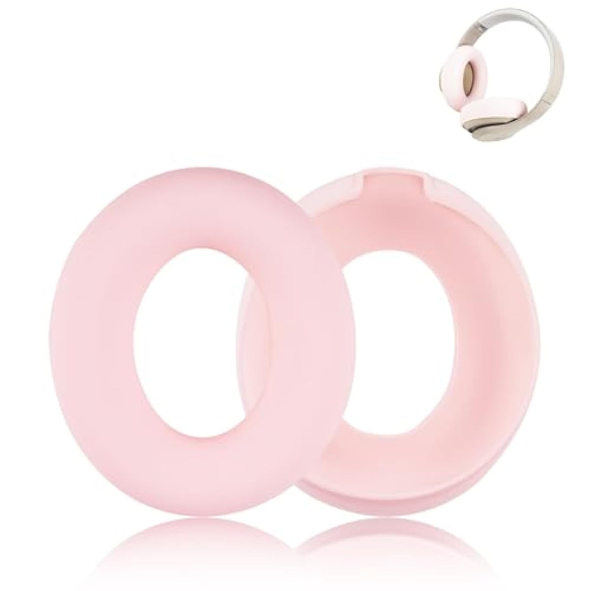 Studio Pro Silicone Ear Covers For Beats Studio Pro Headphones, Sweat Headphone Case Covers For Beats Studio Pro Accessories, Washable & Sweat Proof Ear Pads Cover?Pink?