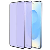 2 Pack Anti Blue Light Tempered Glass Screen Protector For Samsung Galaxy S25. Eye Protection Tempered Glass Film,No Bubbles,9H, Hd, Blue Light Blocking Film For Galaxy S25 6.2”