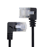 Cablecc Ultra Slim Cat6 Ethernet Cable Rj45 Left To Right Angled 25Cm Utp Netw