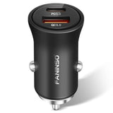 60W Car Charger Usb C Fast Charge, Aluminum Dual Port Cigarette Lighter Adapter, Car Phone Charger For Iphone 16/15/14 Pro Max Plus, Ipad, Samsung Galaxy S24/S23/S22 & More