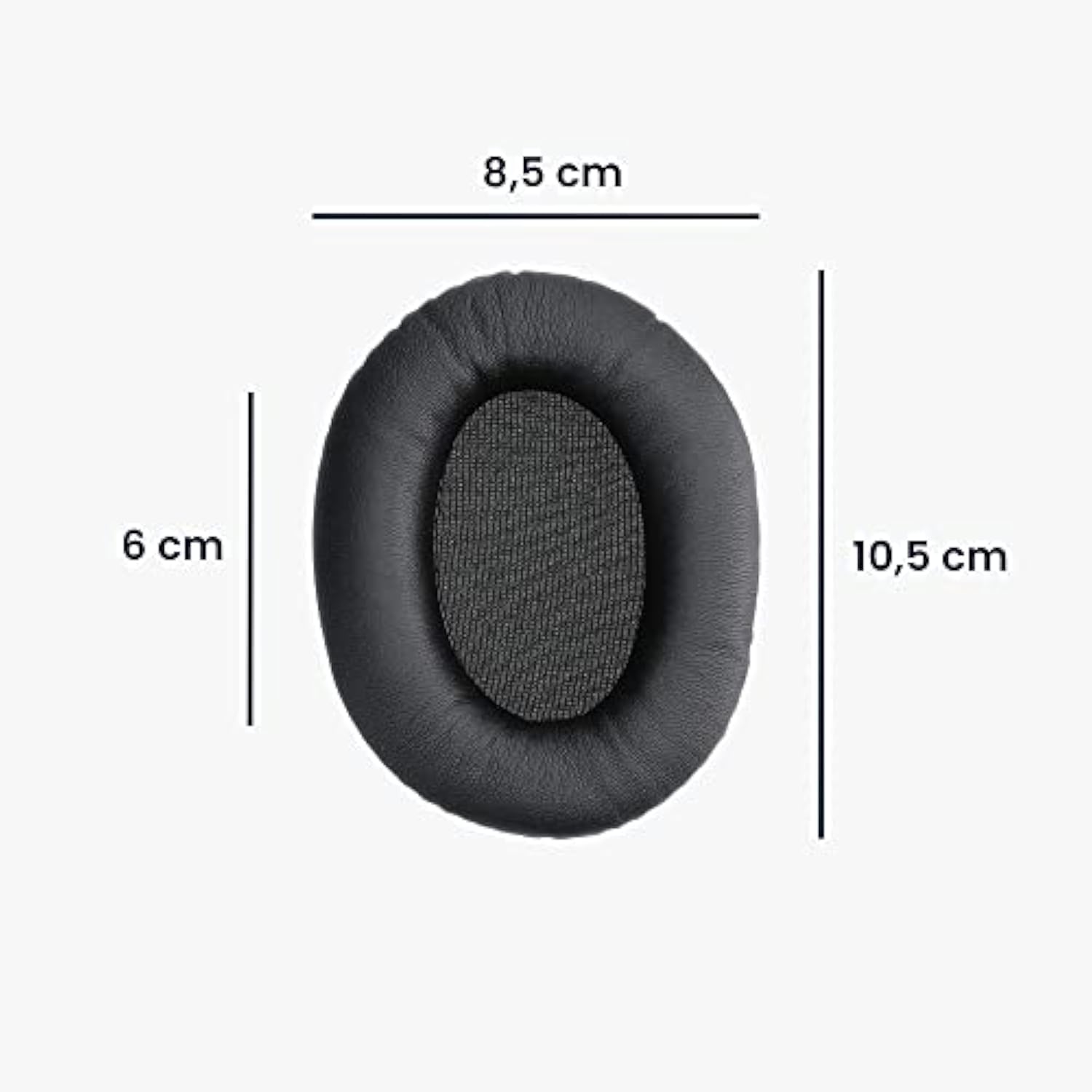 kwmobile Ear Pads Compatible with Kingston HyperX Cloud II/Cloud 2 / Cloud III/Cloud 3 Earpads - 2X Replacement for Headphones - Black
