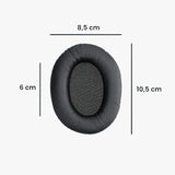 kwmobile Ear Pads Compatible with Kingston HyperX Cloud II/Cloud 2 / Cloud III/Cloud 3 Earpads - 2X Replacement for Headphones - Black