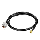 Rp-Sma Male To N Male Rg58 Low Loss Cable 3Ft + Sma Male To Rp-Sma Female Adapter + N Female To N Female Adapter For Wifi 4G Lte Lora Antenna