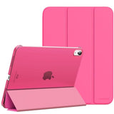 Moko For (A16) 11Th Generation Case 11 Inch 2025, 10Th Generation Case 10.9 Inch 2022, Slim Stand Hard Pc Translucent Back Shell Smart Cover, Support Touch Id, Auto Wake/Sleep, Persian Pink
