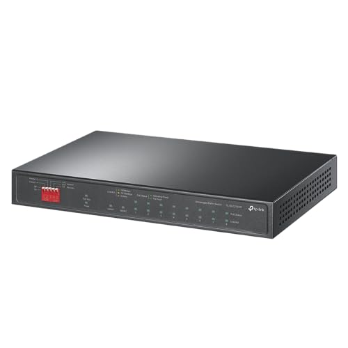Tl-Sg1210Pp | 8 Port Poe Switch | 6 Poe+ And 2 Poe++ Ports @123W, W/ 2 Uplink Gigabit Ports + 1 Combo Sfp Slot | Plug & Play | Priority, Extend & Isolation Mode | Qos, Igmp, Poe Auto Recovery