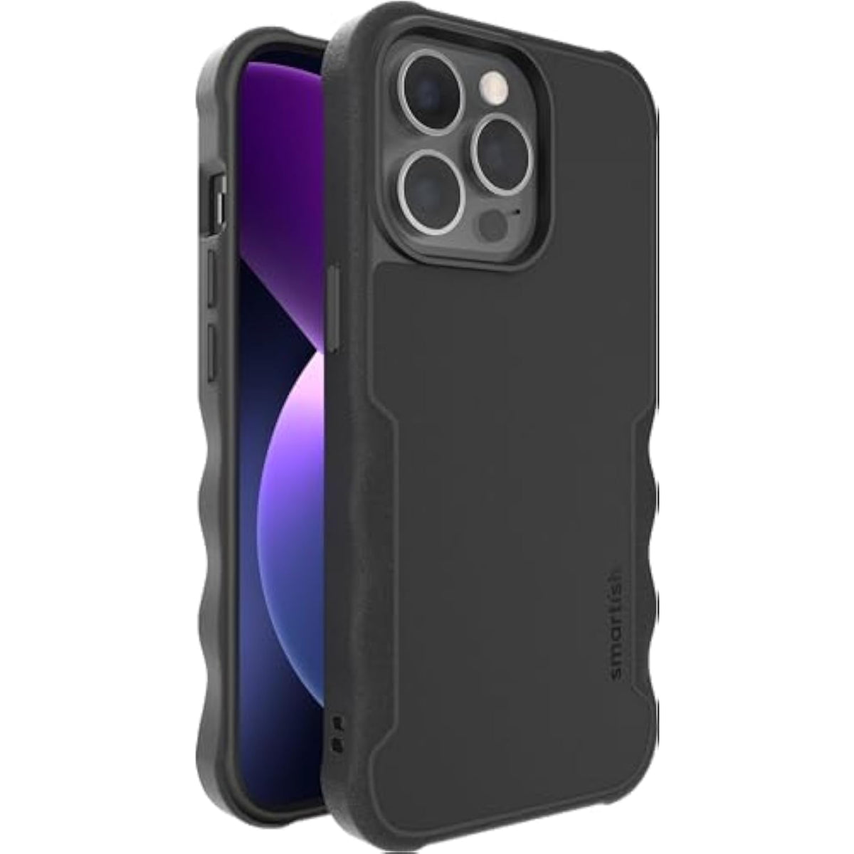 Iphone 13 Pro Protective Magnetic Case - Gripzilla Compatible With Magsafe [Rugged + Tough] Heavy Duty Grip Armored Cover W/Drop Tested Protection For Apple Iphone 13 Pro - Black Tie Affair