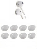 Ear Gel for iPhone EarPods, Anti-Slip Silicone Soft Replacement Sport Earbud Tips, 4 Pairs Ear Buds Covers Compatible with iPhone 7/6s/6