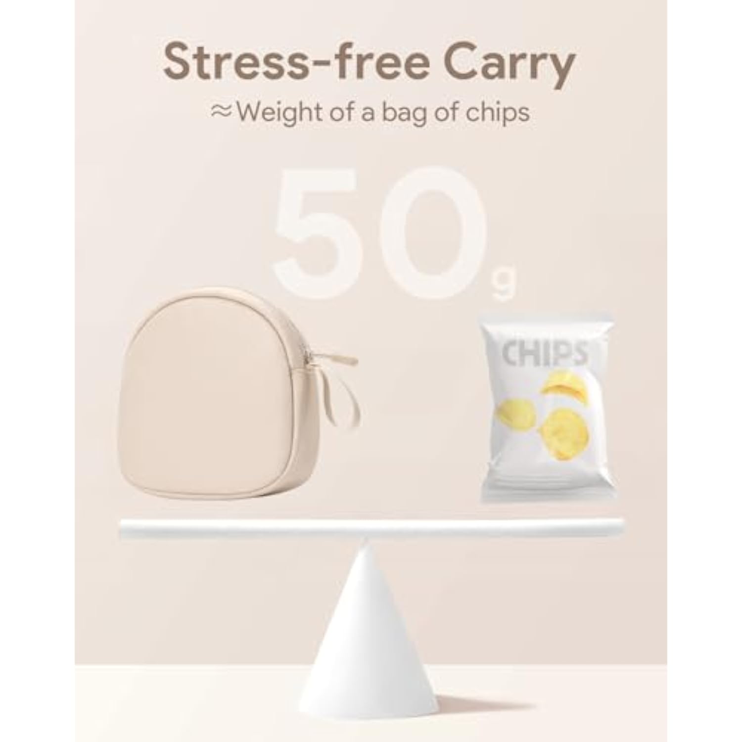 Headphone Case Soft For Jbl Tune 510Bt/520Bt/500Bt/720Bt/Sony Wh-Ch520/510/720/710/Beribes/Soundcore Q20/30/Tozo/Kvidio/Jlab/Bose, Ultra-Thin Headphones Case Bag Travel Carrying Universal (Beige)