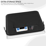 Laptop Sleeve 14 Inch, Shockproof Protective Computer Case With Front Pocket, Water Resistant Durable Traveling Laptop Carrying Bag Compatible For Macbook Air/Pro, Hp, Dell, Lenovo, Acer, Black