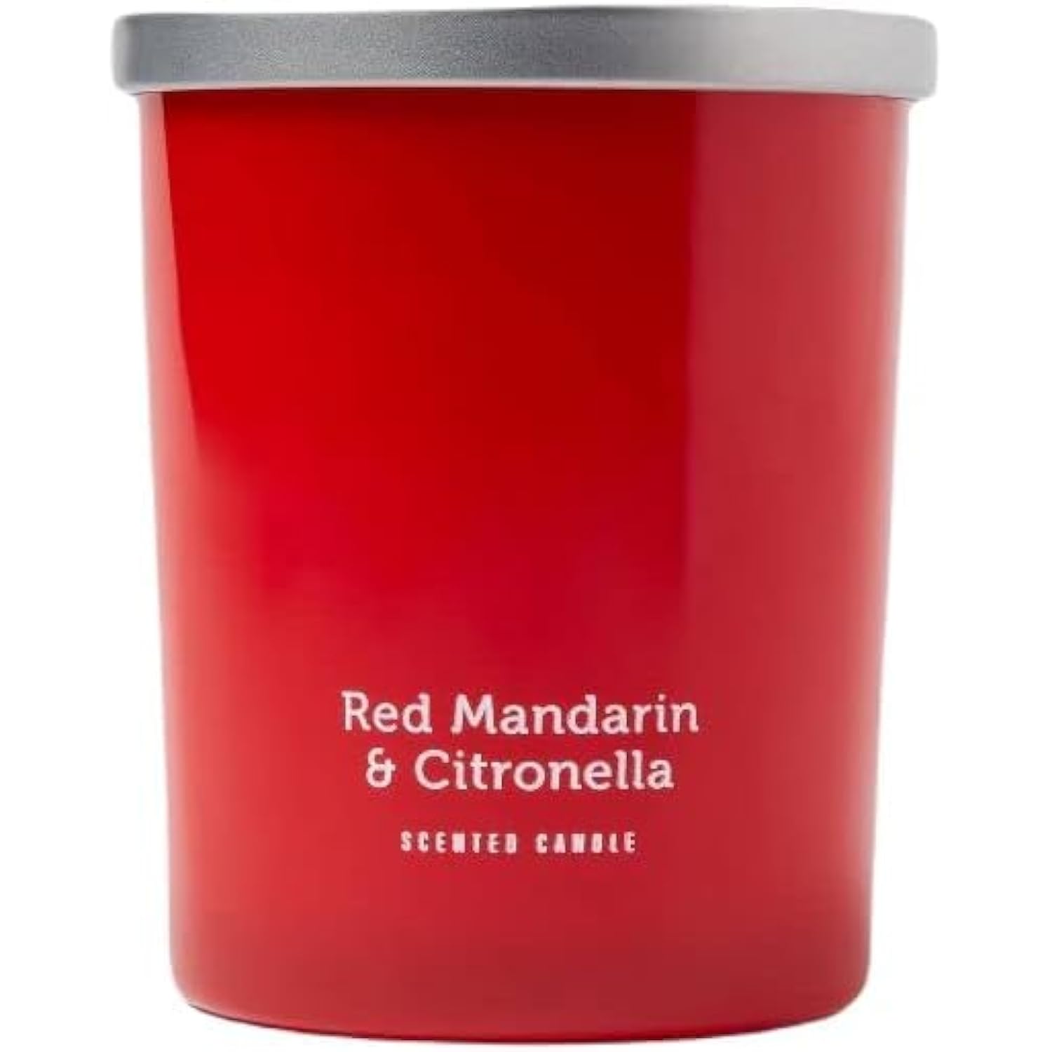 15Oz Jar 2-Wick Red Mandarin & Citronella Scented Candle, 40 Hours Burn Time 4 Pack