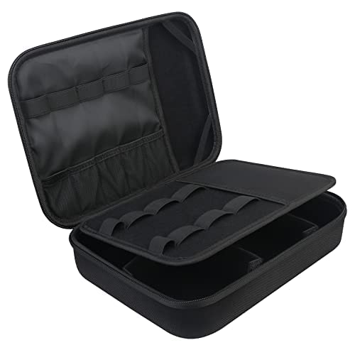 Electronic Organizer Travel Cable Organizer Bag Electronic Accessories Case Portable Tech Organizer For Tablet Apple Ipad 11In, Hard Drives, Cables, Chargers, Iphone, Power Bank, Black