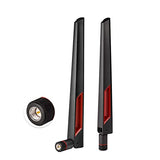 Dual Band Wifi Antenna 2.4Ghz 5Ghz 5.8Ghz Sma Wifi Antennae For Pc Desktop Computer Motherboard Pci Wifi Bluetooth Card Wireless Network Router (2-Pack)