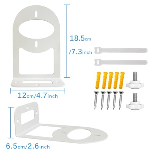 Orbi Wifi 7 Wall Mount Kit, Wall Mount Bracket Sturdy Metal Made Compatible With Orbi Wifi 7 Models Rbe970, Rbe7070 (Rbe772, Rbe773), Rbe972S And Rbe973S Come With Cable Organizer Bracket (1 Pack)
