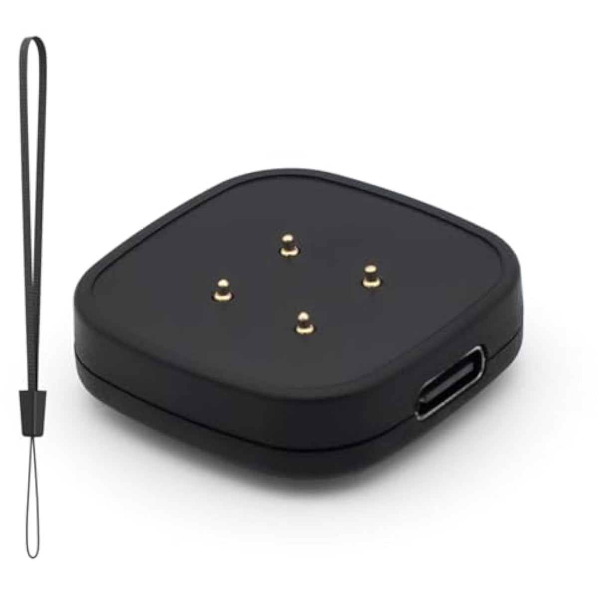 Charger Adapter For Fitbit Sense 2 / Sense/Versa 4 / Versa 3, Portable Wireless Charging Cable Converter Dock Station Compatible With Fitbit Versa 4/3 / Sense 2 / Sense Smartwatch