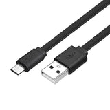 1ft Flat Micro USB Cable 10-Pack Bulk - Short USB A to Micro B Charging & Data Sync Cord for Android Devices
