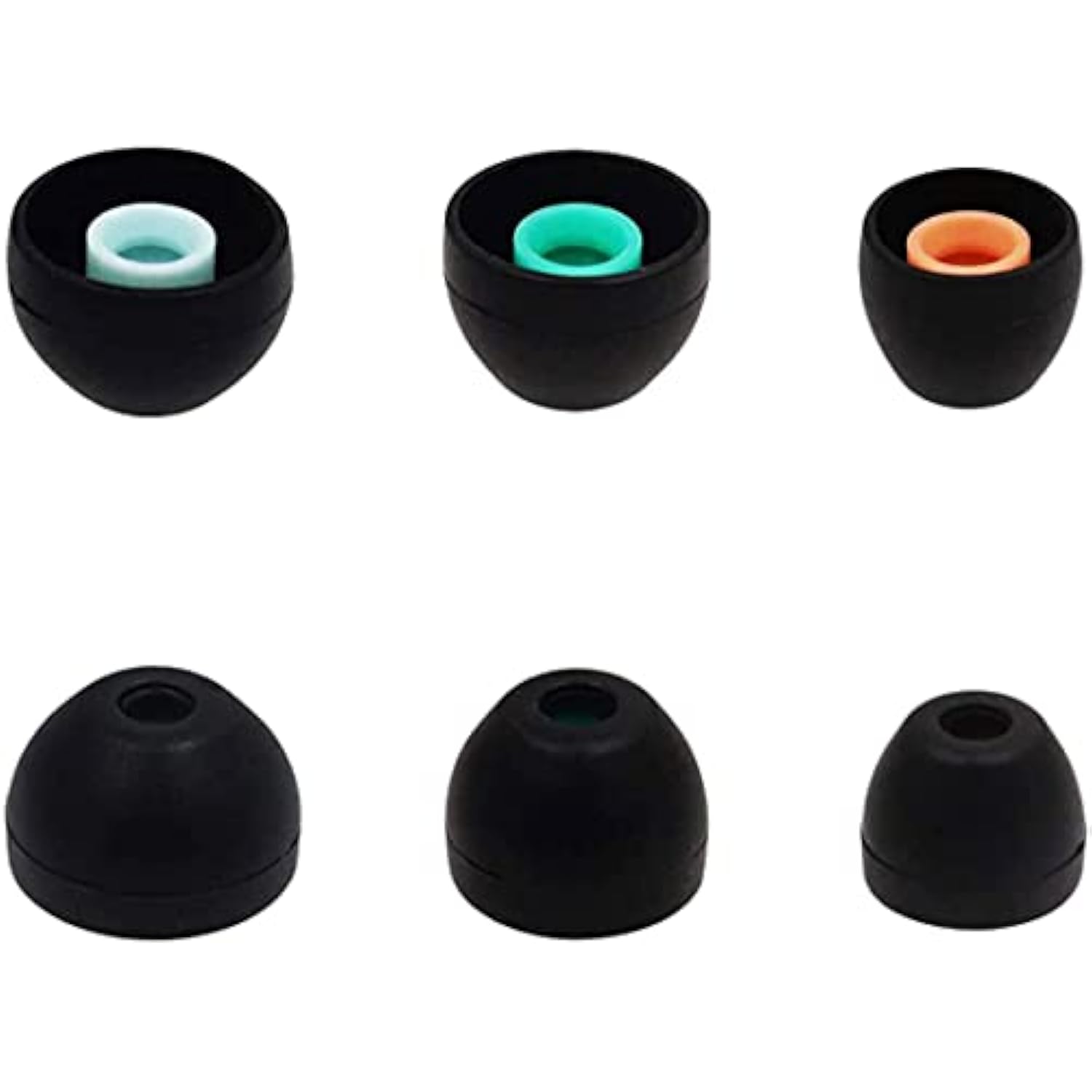 Eartips Compatible With Sony Wf-1000Xm4 Wf-1000Xm5 Earbuds, S/M/L 3 Pairs Soft Silicone Ear Tips Earbuds Tips, Compatible With Sony Wf-1000Xm5 Wf-1000Xm4 Silicon Tips Xm4 3 Pairs, Sml, Black