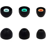 Eartips Compatible With Sony Wf-1000Xm4 Wf-1000Xm5 Earbuds, S/M/L 3 Pairs Soft Silicone Ear Tips Earbuds Tips, Compatible With Sony Wf-1000Xm5 Wf-1000Xm4 Silicon Tips Xm4 3 Pairs, Sml, Black