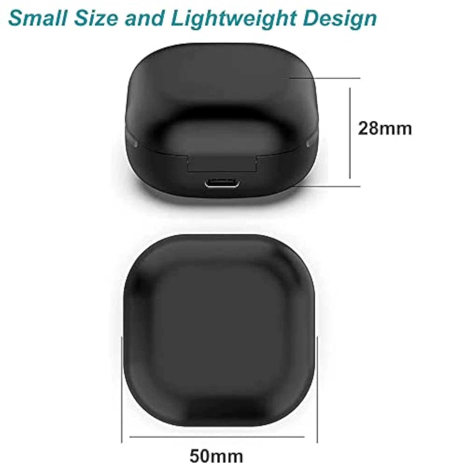 For Galaxy Buds Live Charging Case, Usb-C Wired Charger Box Station For Samsung Galaxy Buds Live Sm-180 (Earbuds Not Included, Black)