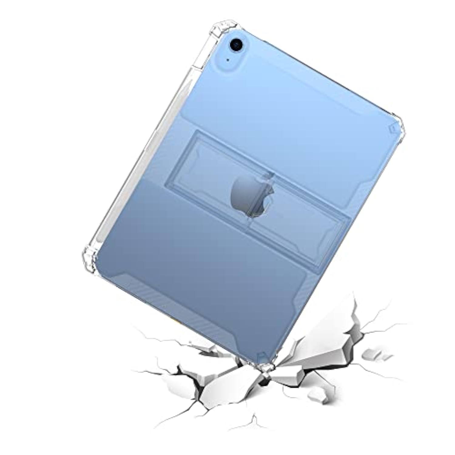 Clear Case For Ipad 10Th Generation Case 2022 10.9 Inch With Pencil Holder & K