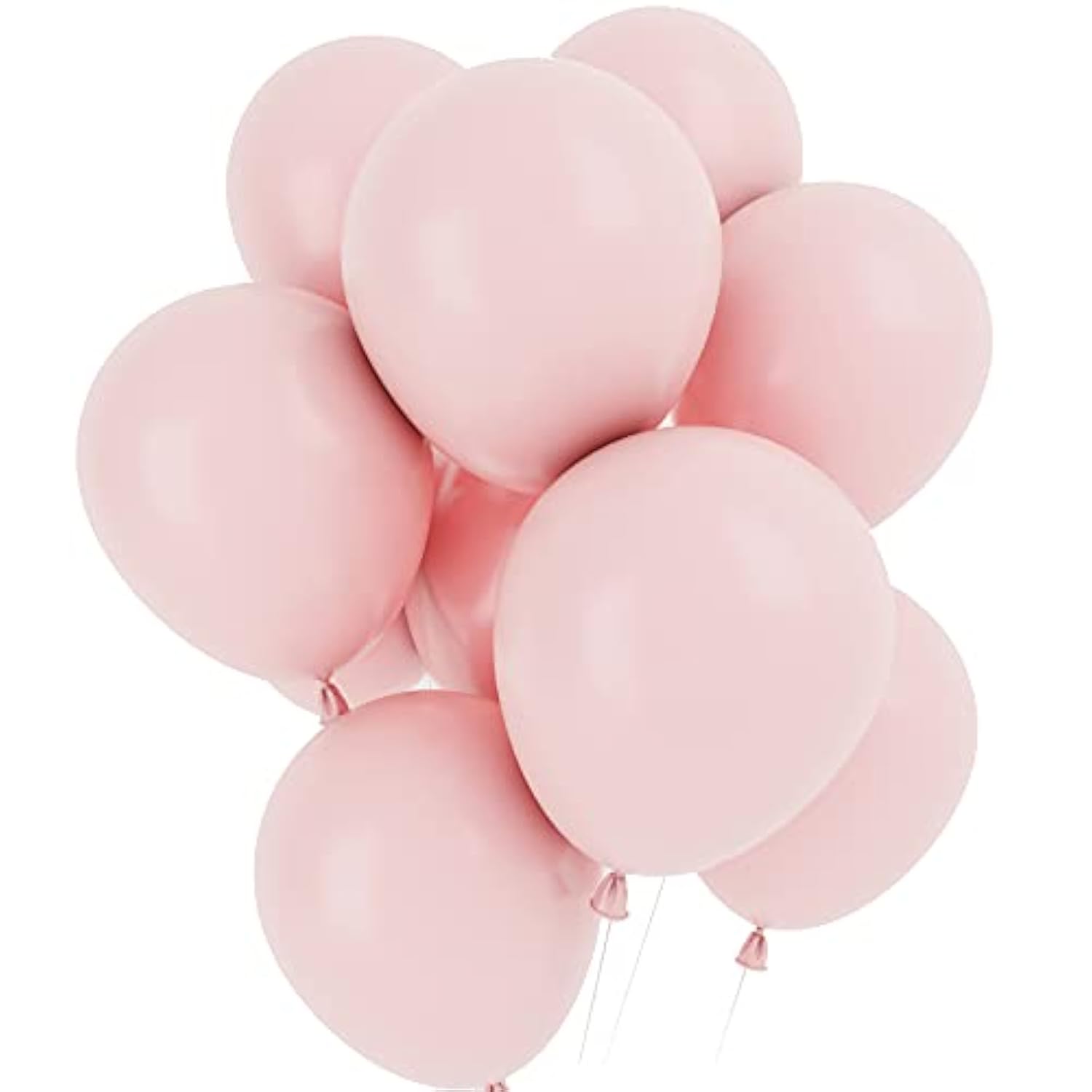 50pcs 12" Pink Balloons for Birthday, Baby Shower, Gender Reveal & Wedding Decor