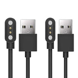 Compatible With Agptek Lw11 Smartwatch Charger, Magnetic Usb Charging Cable Replacement Charger Cable Compatible With Agptek Lw11 Smartwatch (2 Pack-Black+Black)