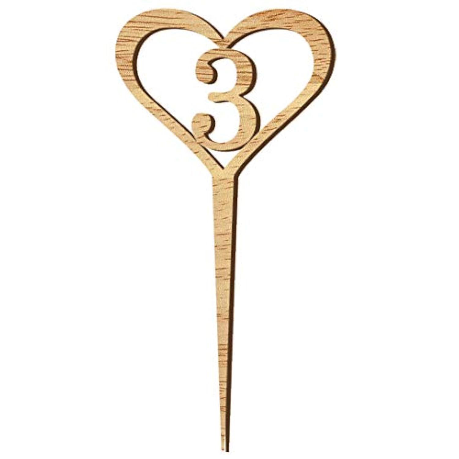 1-10 Table Number Cards, Wooden Wedding Table Decoration, 10Pcs