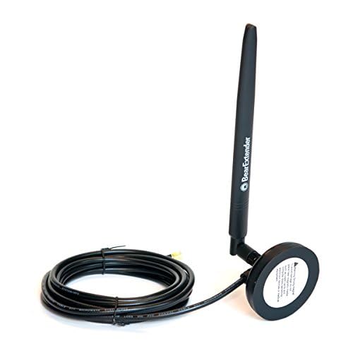 Heavy Duty 7 Dbi Wi-Fi Antenna W/Rp-Sma Extension Cable & Magnet Base