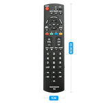 N2Qayb000485 Replace Remote Control Fit For Panasonic 32" ~ 85" Led Lcd Plasma Viera Tv Tc-42Ld24 Tc-42Ls24 Tc-42Ps14 Tc-54Ps14 Th-32Lru5 Th-42Lru50 Th-55Lru50 Tc-P50S30 N2Qayb000321 N2Qayb000570