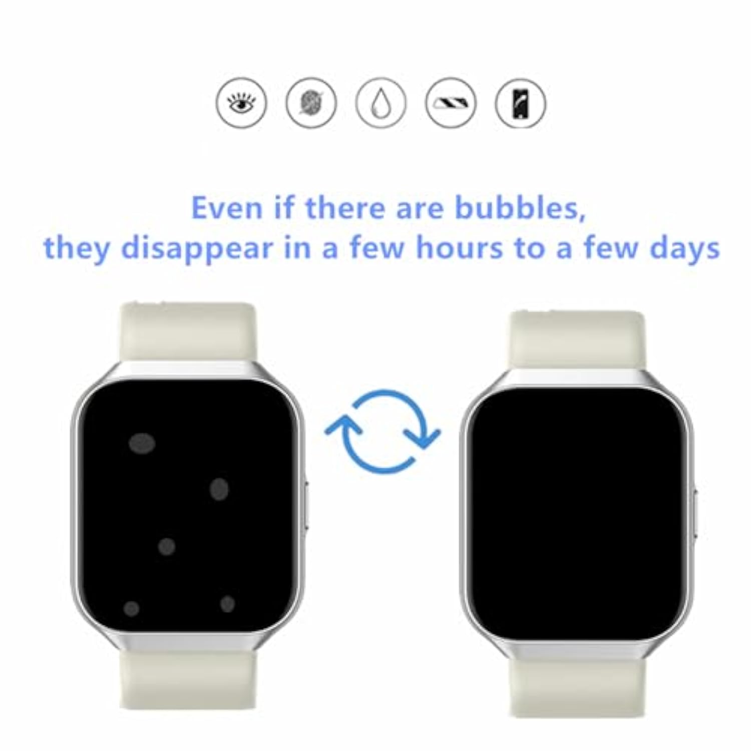 Screen Protector For P99 1.96" Smartwatch, Tpu Hd Protective Film Compatible For Cascho P98 / Togala P99 6 Pcs