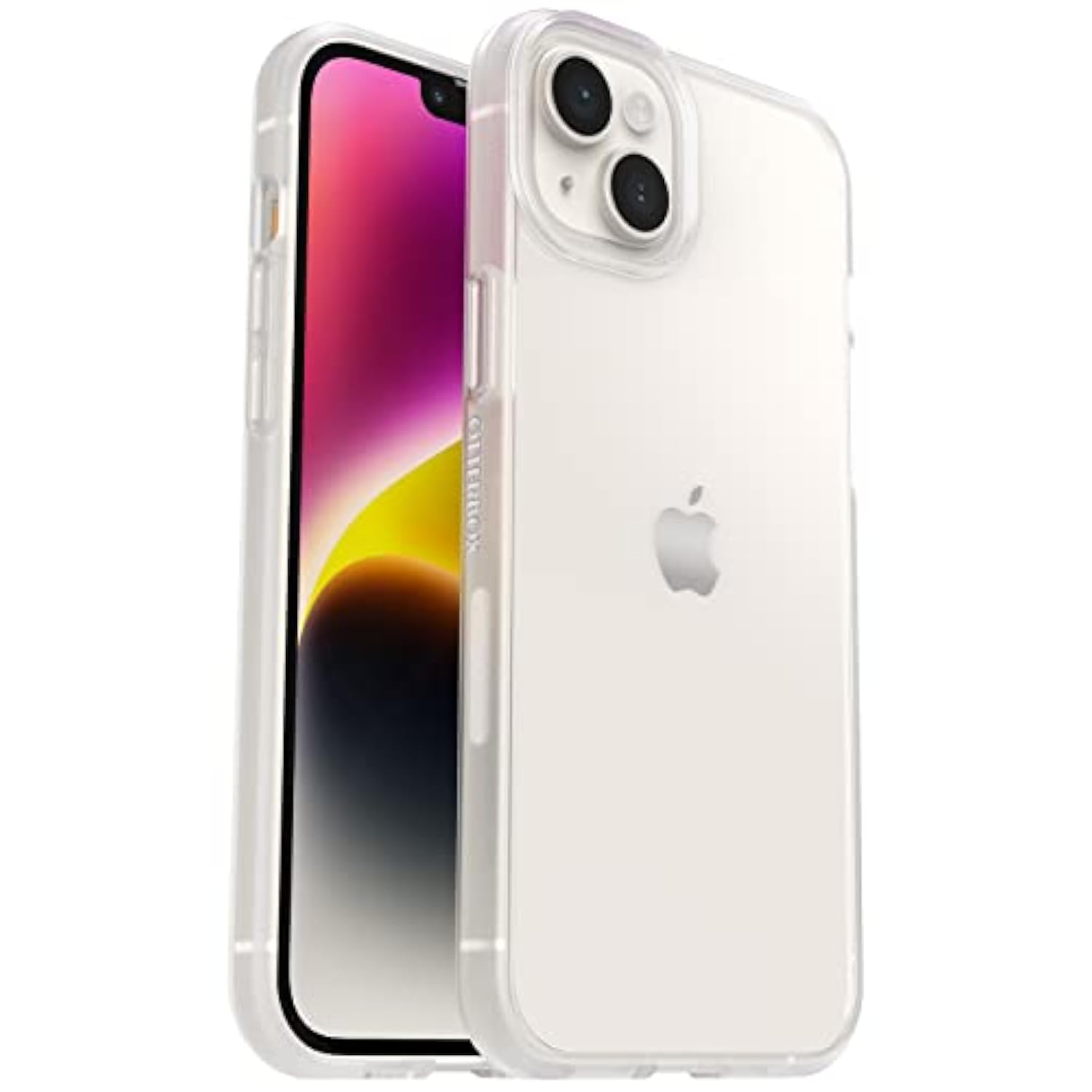 OtterBox iPhone 14 Plus Prefix Series Case - Clear, Ultra-Thin, Pocket-Friendly, Raised Edges Protect Camera & Screen, Wireless Charging Compatible