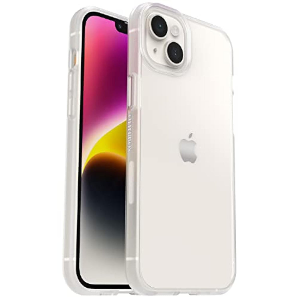 OtterBox iPhone 14 Plus Prefix Series Case - Clear, Ultra-Thin, Pocket-Friendly, Raised Edges Protect Camera & Screen, Wireless Charging Compatible