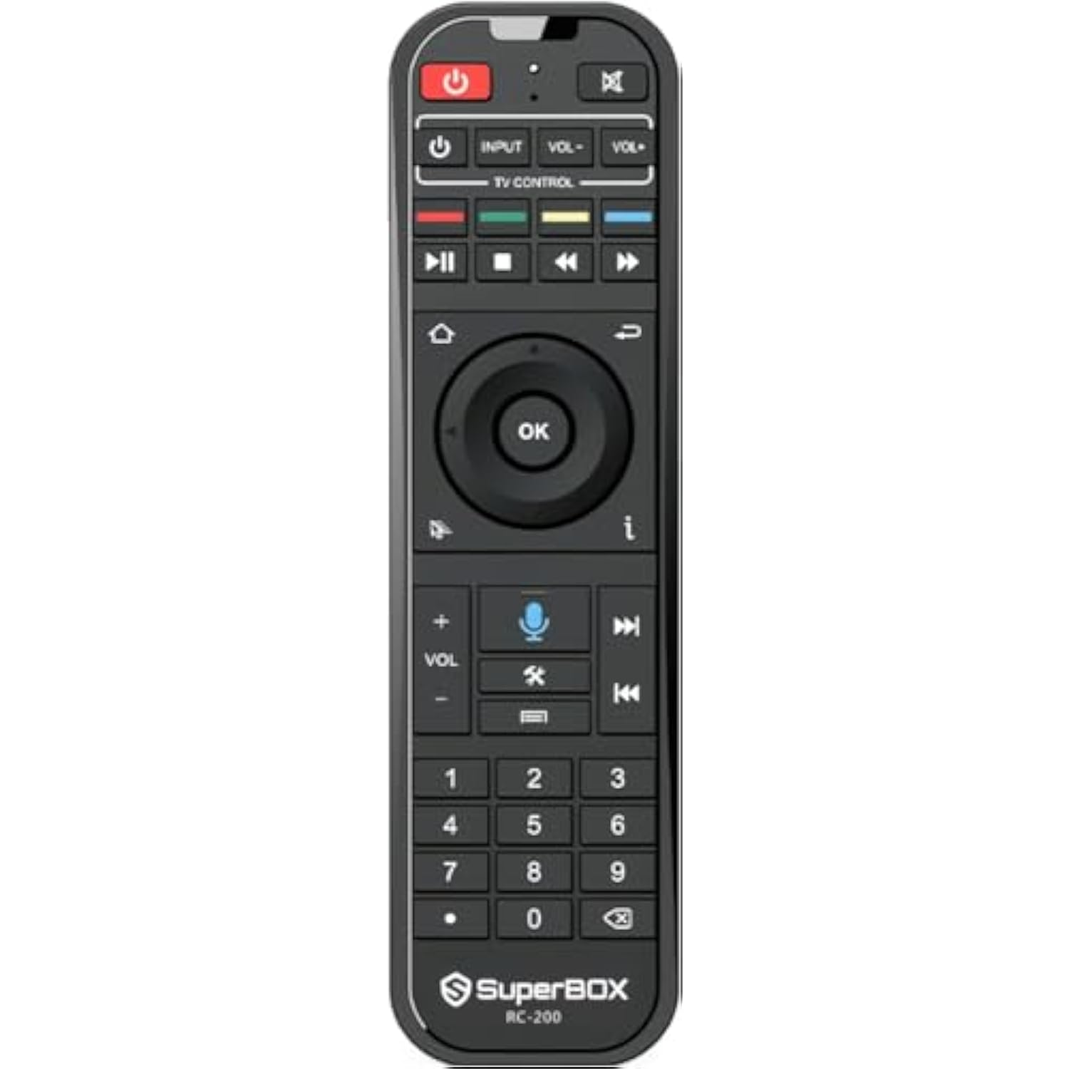 Genuine Super Smart Box TV S5 Max Bluetooth Voice Remote Control - Works for S5 Max / S5 Pro/Elite Ultra
