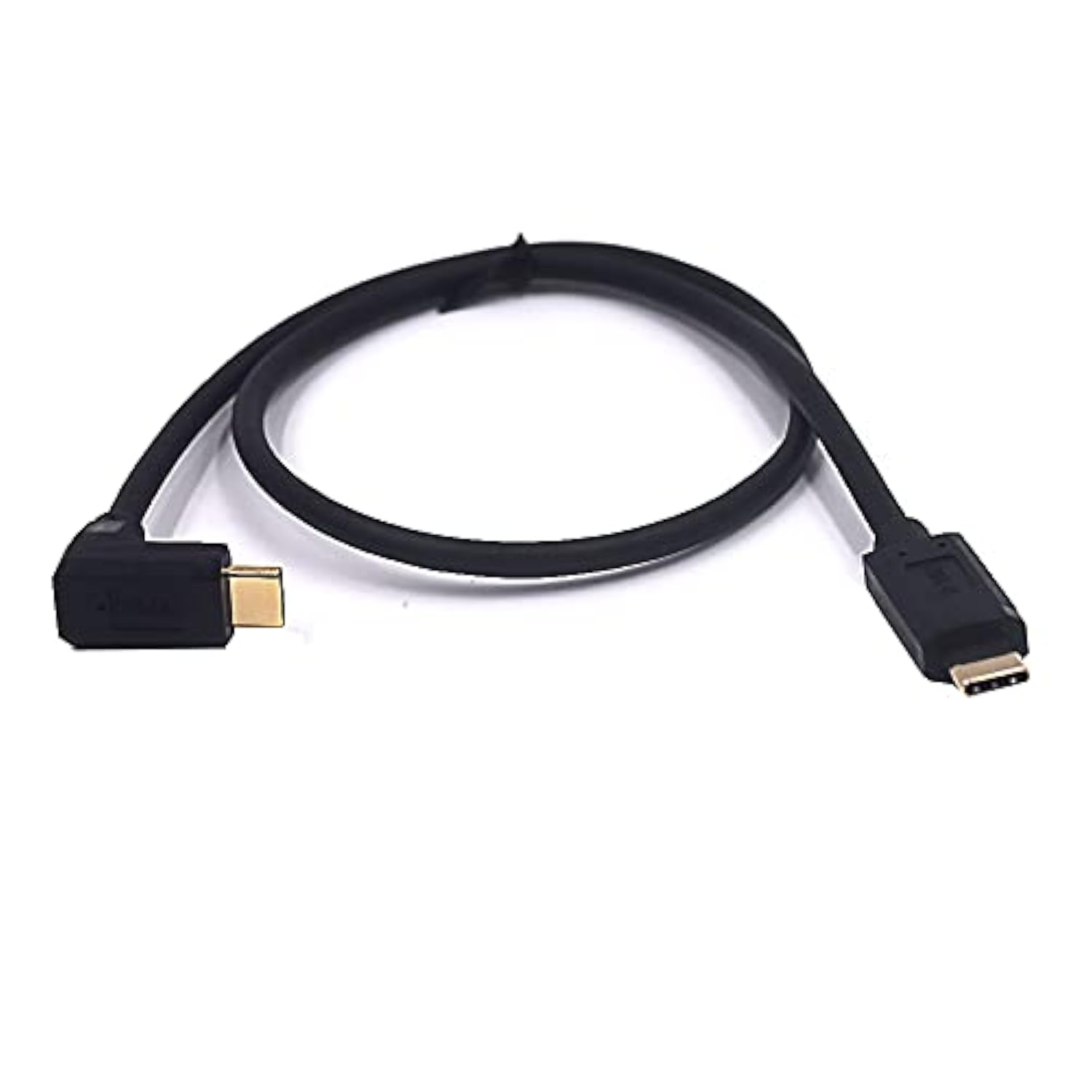 2Ft Usb 3.1 Type C Cable, Usb C Male To 90 Degree Up & Down Angle Usb C Male C