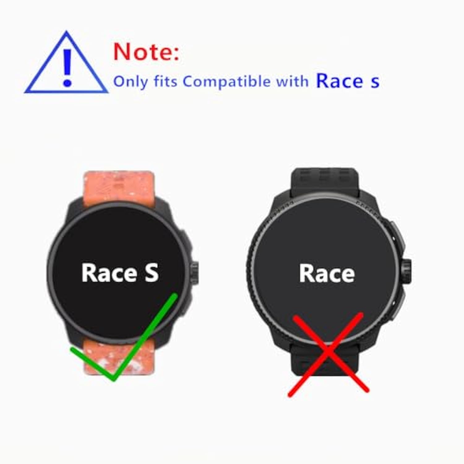 Compatible For Suunto Race S Screen Protector, 9H Anti-Scratch Tempered Glass Protective Film For Race S Smartwatch (3Pcs), Transparent