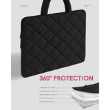 Puffy Laptop Sleeve 15-16 Inch - Laptop Carrying Sleeve With Handle & Accessories Case - Shockproof Protective Laptop Case For Macbook Pro 16 Inch Sleeve,15.6 Inch Hp Carrying Case, Black